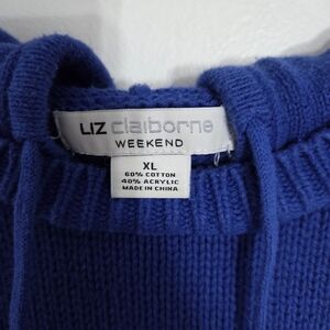 Liz Claiborne Blue Sweater XL